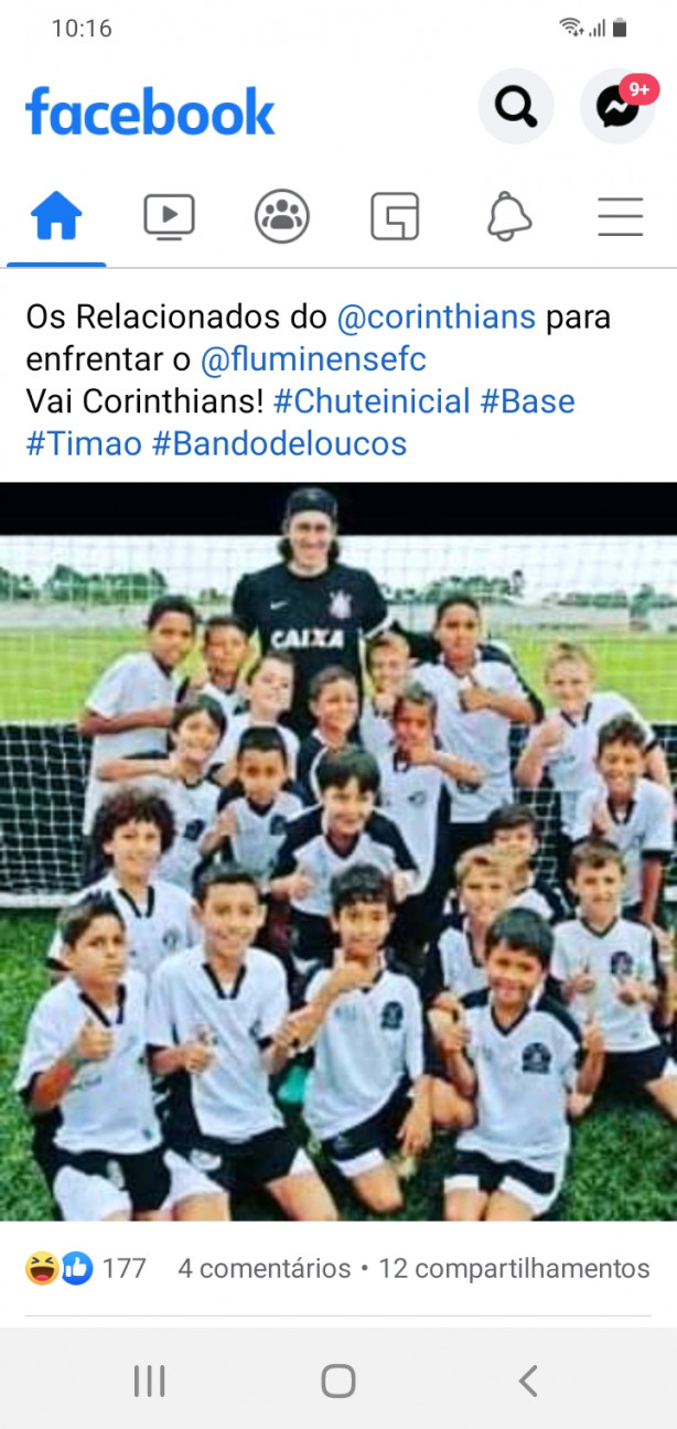 Os relacionados do Corinthians pra enfrentar o Florminense.