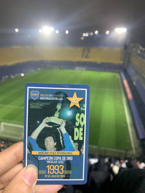 Estive na Bombonera na ter�a-feira