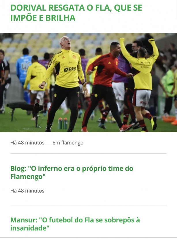 Me embrulha o estômago como a imprensa idolatra o Flamengo!