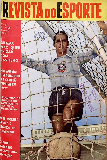 Foto rara do goleiro Gilmar em 1959