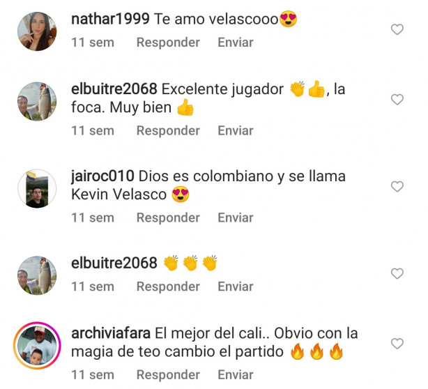 Opini�o dos torcedores do Cali sobre o Velasco...