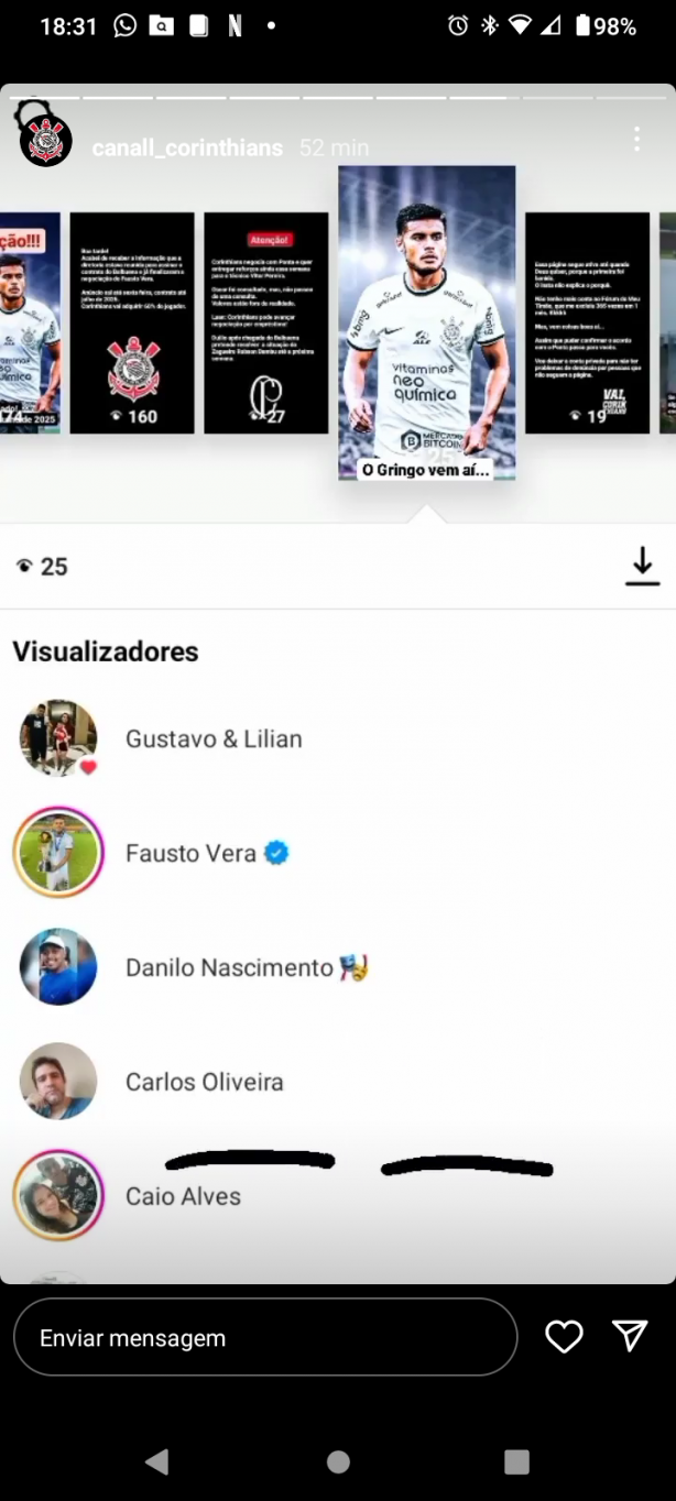 E o Fausto Vera que viu a publica��o do Felipe Silva do f�rum kkk
