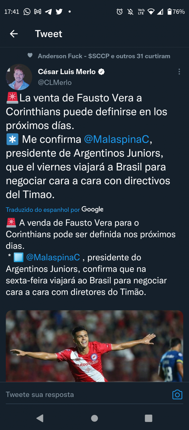 Faust�o perto do Tim&atilde;o!