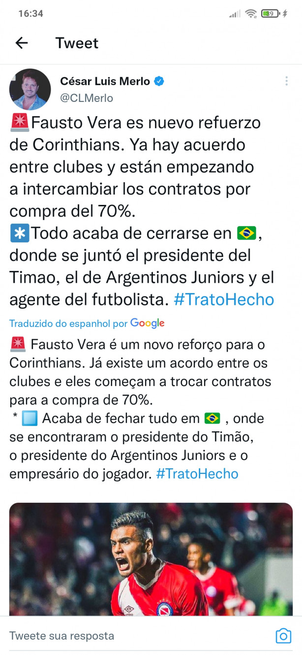 fausto vera contratado