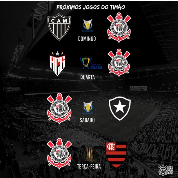 Prximos jogos do Corinthians (imagem)