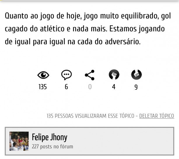 Eu falei e fui negativado