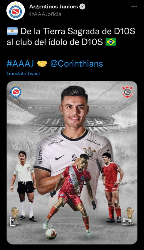 E essa do Argentinos Juniors?