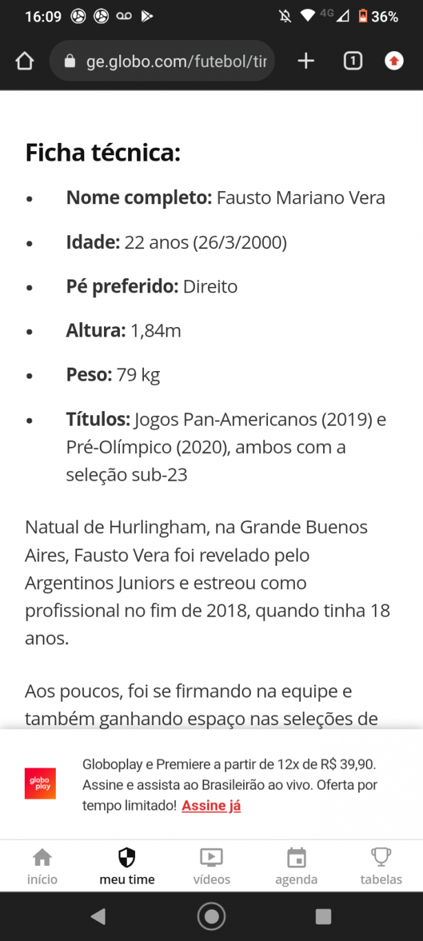 Um detalhe sobre o vera
