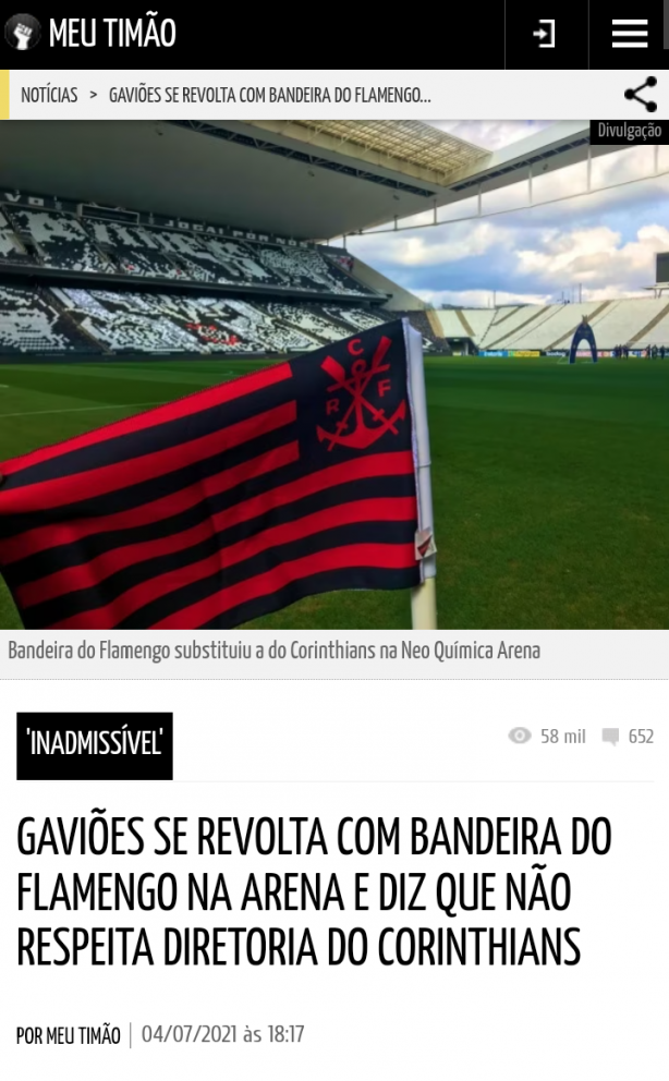 No  de hoje que duilio vem pagando pau para o Flamengo