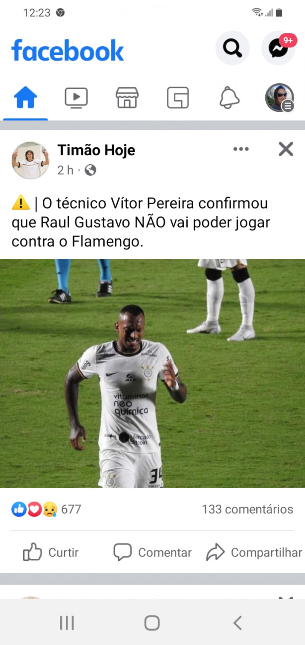 Vitor Pereira sobre Raul Gustavo.