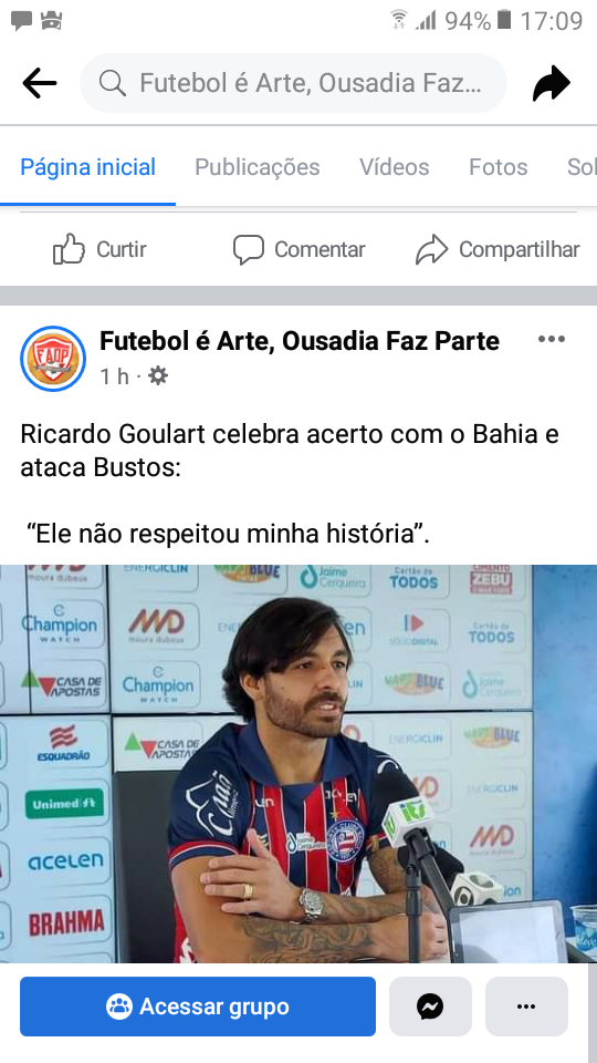 Off novo clube do goluart