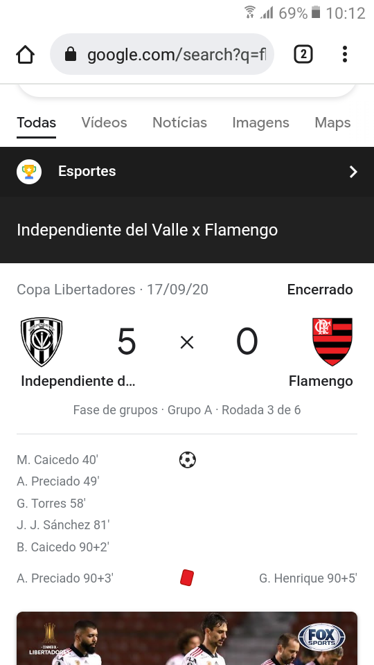Vou lembrar esse goleada Flamengo