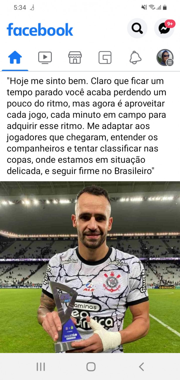Renato Augusto sobre retorno..