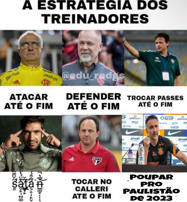 Estrat�gia dos treinadores