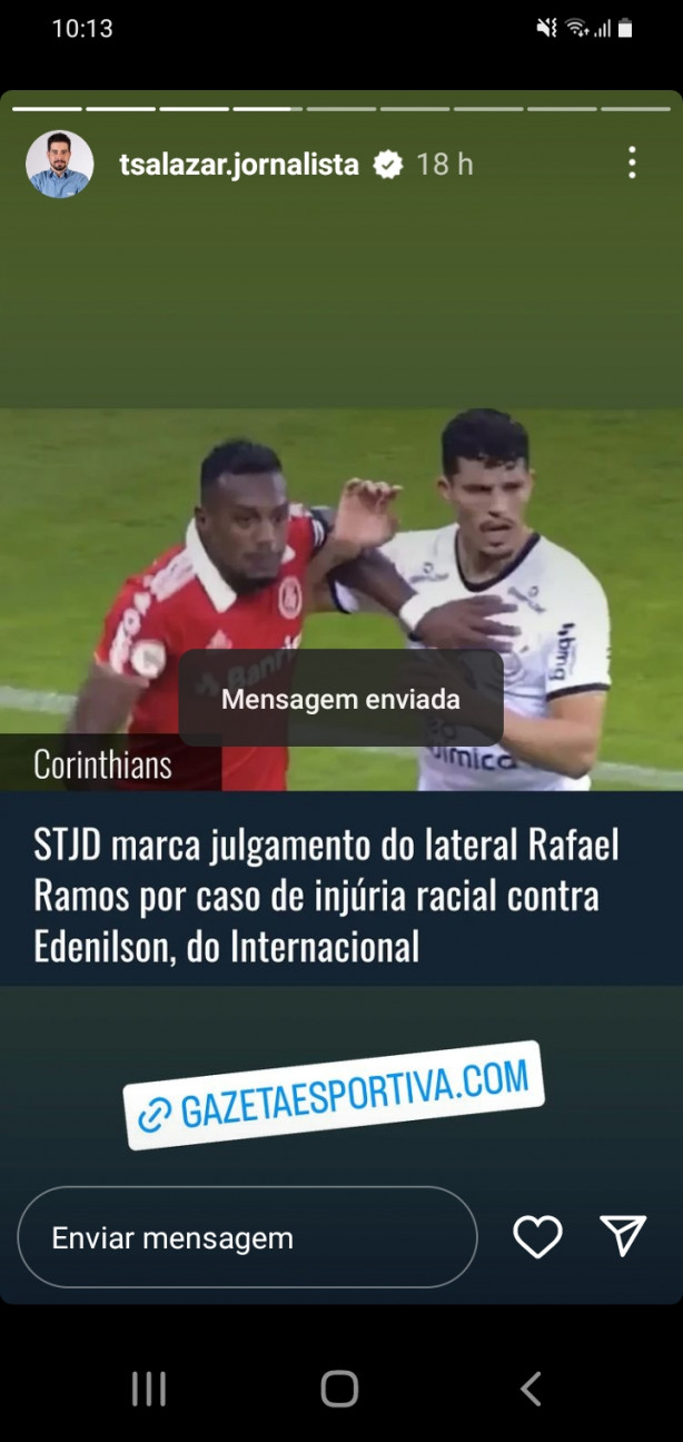 Boa Sorte Rafael Ramos...