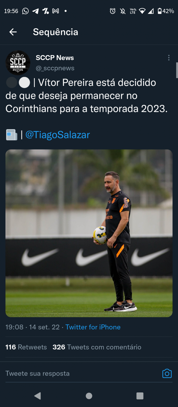 "Diga ao povo que fico"