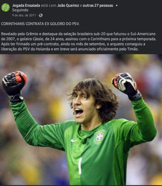 Em 2011 acontecia umas das maiores transferncias da histria do Corinthians!