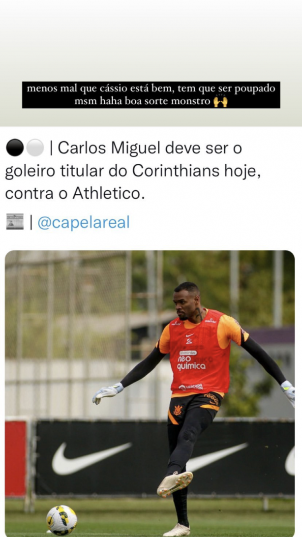 Carlos Miguel titular hoje