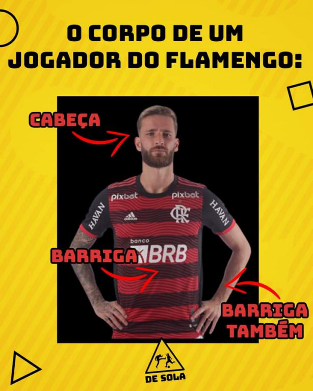 Agora entendo porque falam que os jogadores do Flamengo so diferentes.