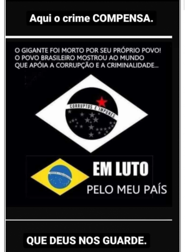 Estou de luto...