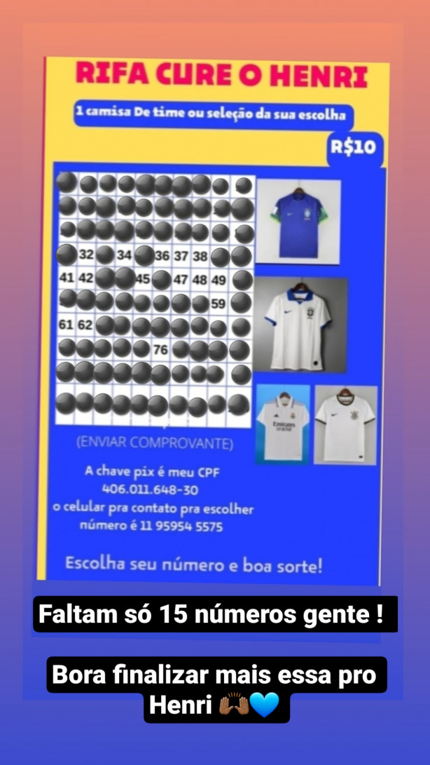 Rifa - 15 n�meros