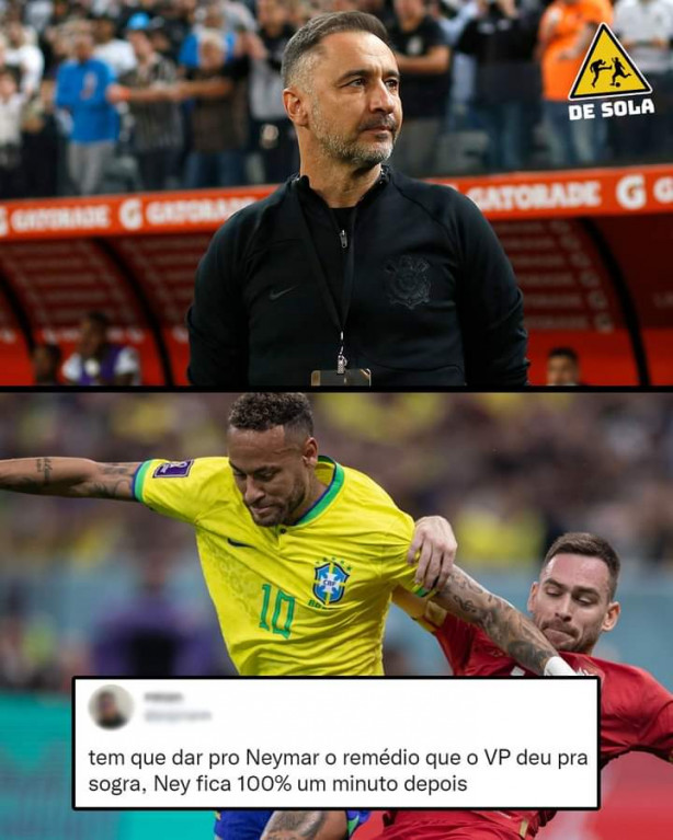 S o VP pode curar o tornozelo do adulto Neymar em tempo recorde kkkk