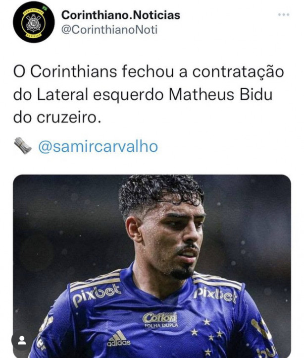 Corinthians contrata lateral esquerdo