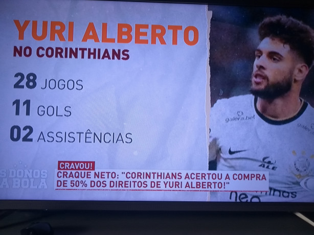 Craque Neto Crava Yuri Alberto  do Corinthians em definitivo!