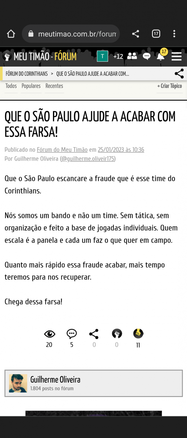 Anti no f�rum, denunciem