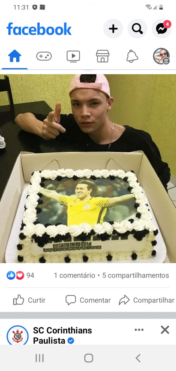 O Bolo de anivers�rio perfeito.