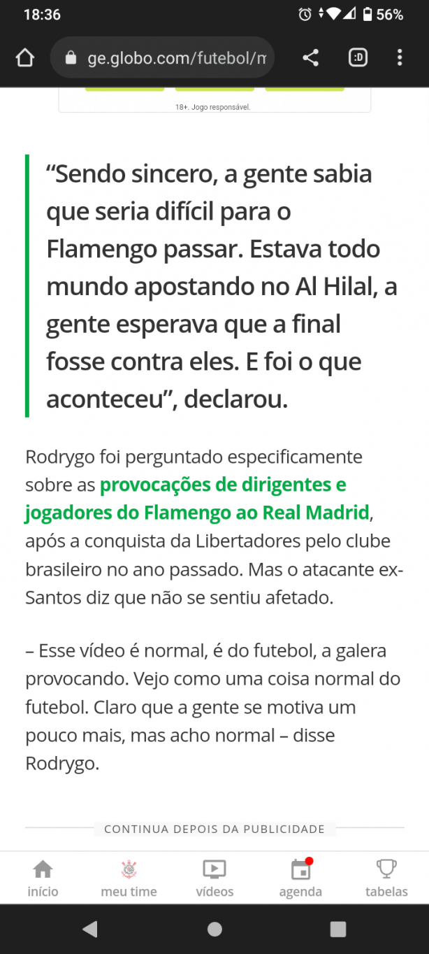 Essa foi para a imprensa brasileira!