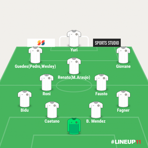 Alguns pontos do jogo ontem: