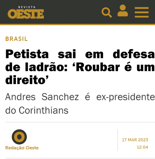 Roubar � um direito?