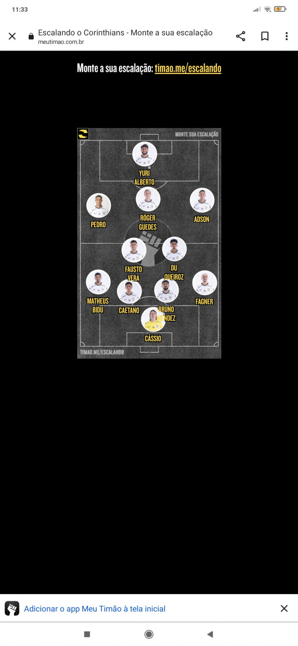 Renova��o no time titular