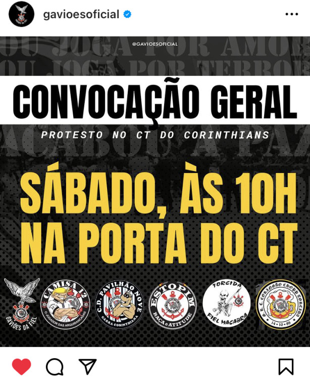 protesto s�bado!