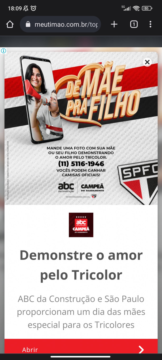 propaganda do SP no site