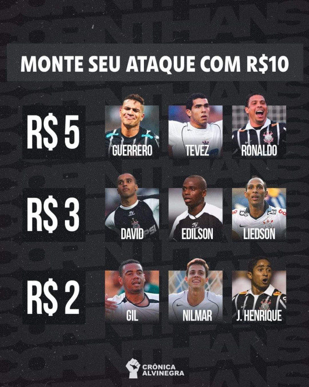Monte seu ataque com R$ 10,00...
