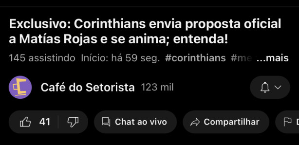 Corinthians envia proposta a Matias Rojas