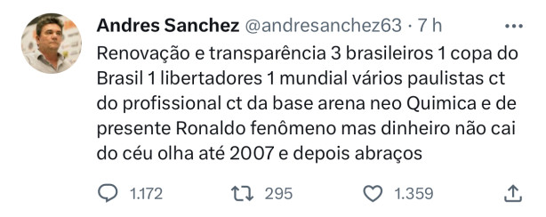 R&T: Oportunismo come�ou
