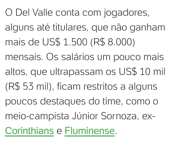 Folha salarial do "Suco"