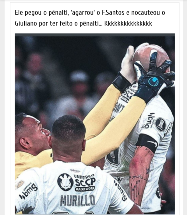 [imagem] kkkkk Fbio Santos aposentado por um gigante!