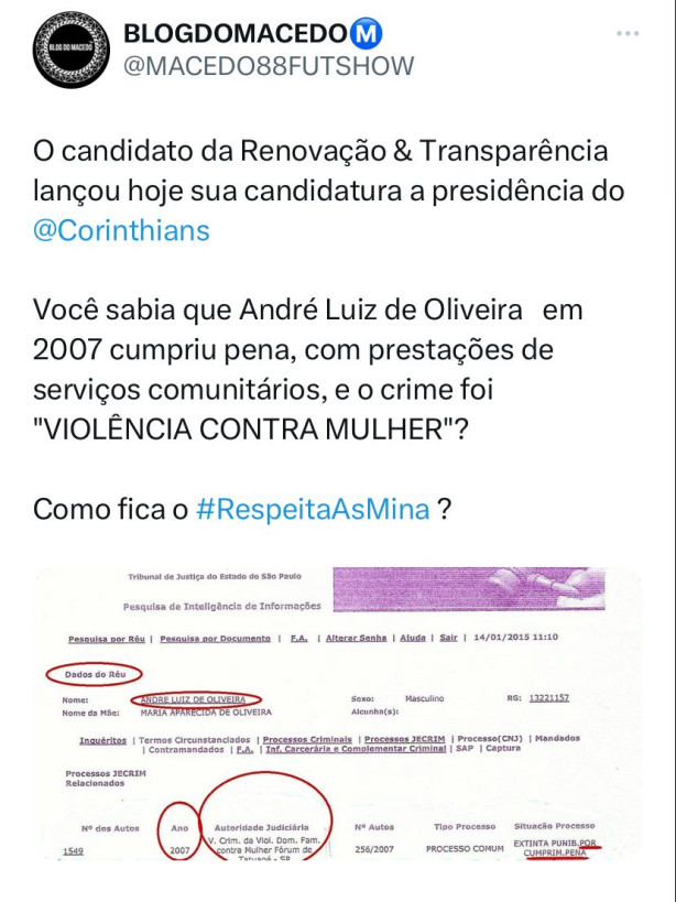 candidato a presid�ncia