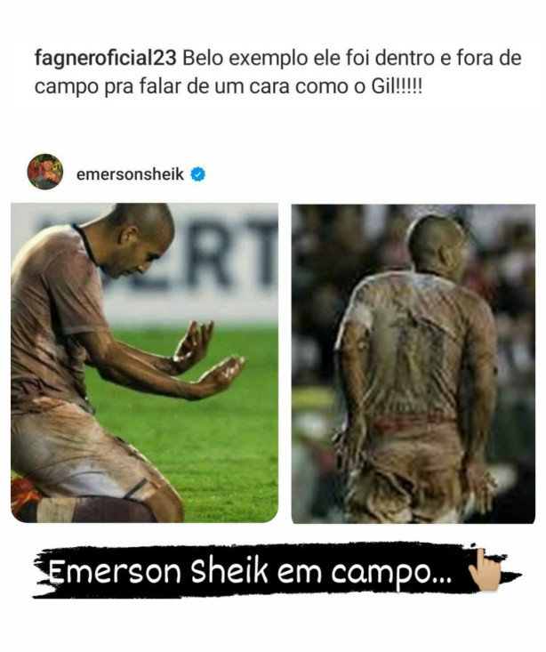 Emerson Sheik sujo, usou o Corinthians ...