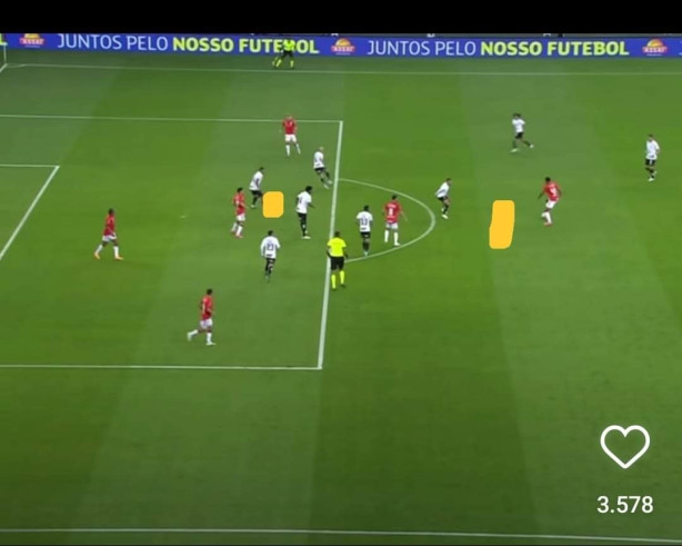 Olhem a organizao dessa linha de impedimento (primeiro gol do Inter)!
