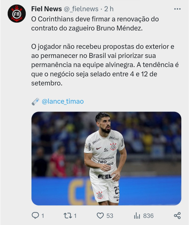 Bruno Mendez renovando?