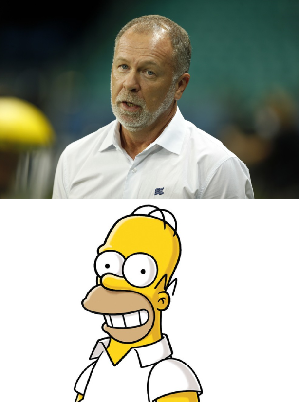 Homer Simpson treinando o Corinthians.