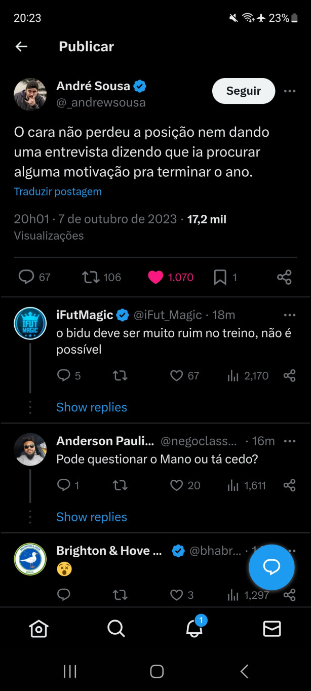 Mano � um brincalh�o...