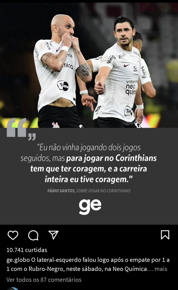 Olha esse F�bio Santos