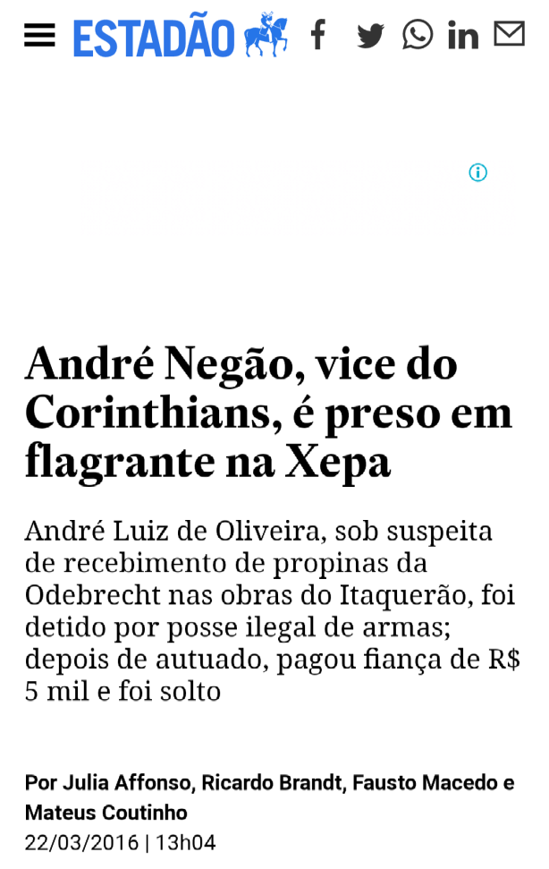  isso que pode ser o presidente do Corinthians?