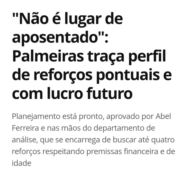 Olha a diferen�a da mentalidade